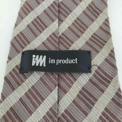 アイムプロダクトイッセイミヤケ im product ISSEY MIYAKE シルク トライプ柄 ネクタイ メンズ