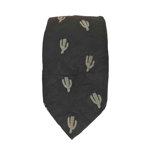 イッセイミヤケメン ISSEY MIYAKE MEN シルク サボテン柄 ネクタイ メンズ