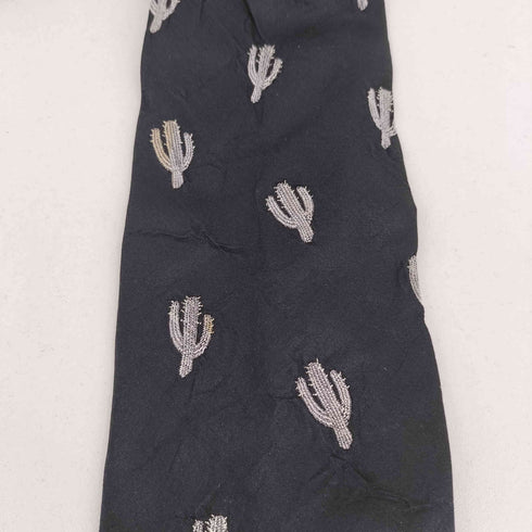 イッセイミヤケメン ISSEY MIYAKE MEN シルク サボテン柄 ネクタイ メンズ