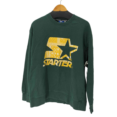 スターター STARTER ロゴプリント クルーネック スウェット メンズ import:XL