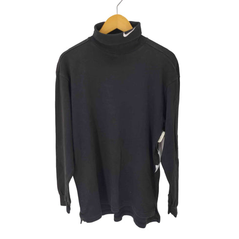 ナイキゴルフ NIKE GOLF 刺繍ロゴ タートルネックカットソー メンズ L