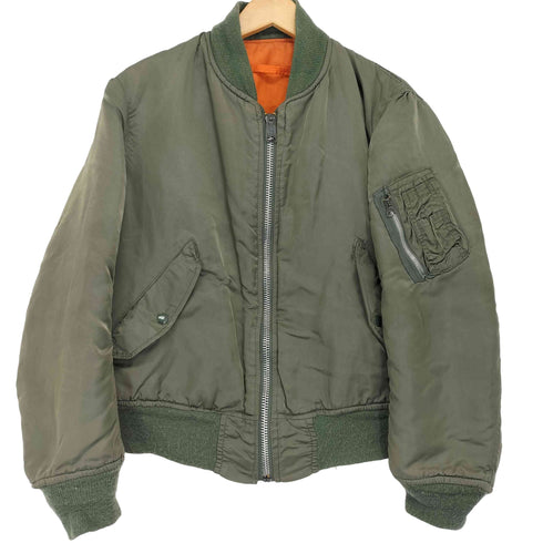アルファインダストリーズ ALPHA INDUSTRIES usa製 民生品 MA-1 フライトジャケット メンズ import:S