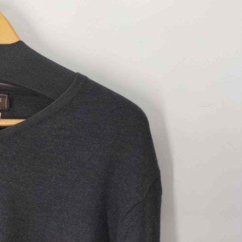 ポールスチュアート Paul Stuart イタリア製 Vネック ニット メンズ LL