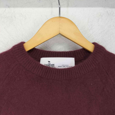 ユナイテッドアローズグリーンレーベルリラクシング UNITED ARROWS green label relaxing SC ハミルトン/RCN ラグラン クルーネック ニット メンズ JPN:M