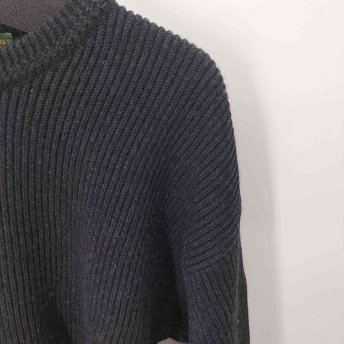 ハンティングワールド HUNTING WORLD イタリア製 クルーネック ウールニット メンズ 52