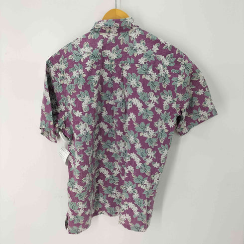 トリリチャード TORI RICHARD USA製 花柄 半袖 アロハシャツ メンズ import:M
