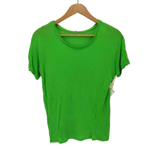 ベースレンジ BASERANGE レーヨン クルーネックTシャツ レディース