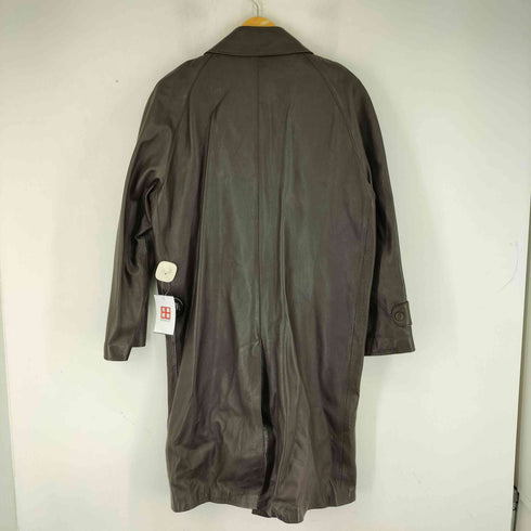 レザーステンカラーコート メンズ LL