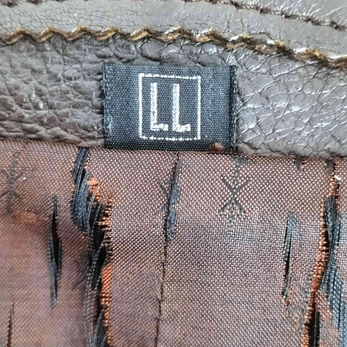 レザーステンカラーコート メンズ LL