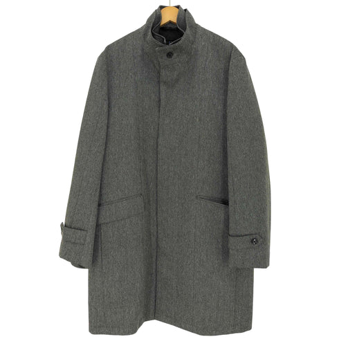 lucifero ヘリンボーン ベスト付 3WAY スタンドカラーコート メンズ LL