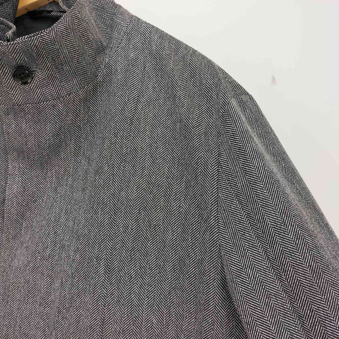 lucifero ヘリンボーン ベスト付 3WAY スタンドカラーコート メンズ LL