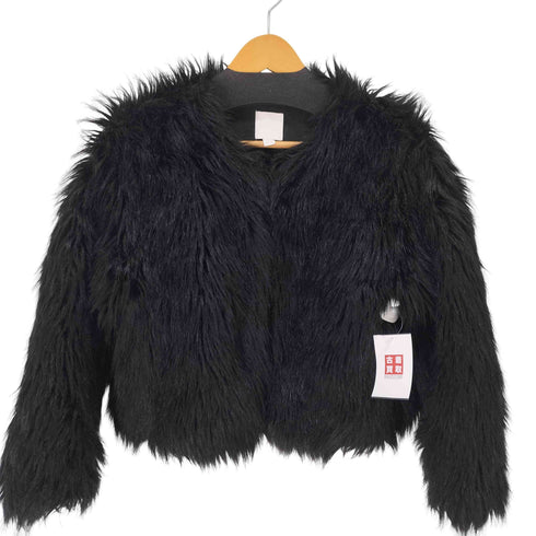 エイチアンドエム H&M Y2K フェイクファー ノーカラージャケット レディース JPN:M