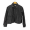 NeverSeez クロップド ショート丈 コットンジップジャケット import レディース import:XS