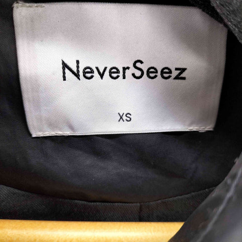 NeverSeez クロップド ショート丈 コットンジップジャケット import レディース import:XS