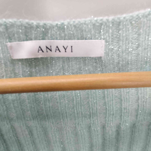 アナイ ANAYI モヘアラメリブニット レディース JPN:38