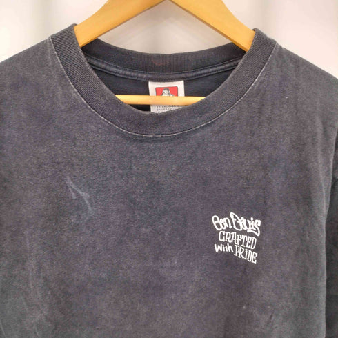 ベンデイビス BEN DAVIS 両面プリント フルーツ ヴィンテージライク クルーネック 半袖Tシャツ カットソー メンズ JPN:M