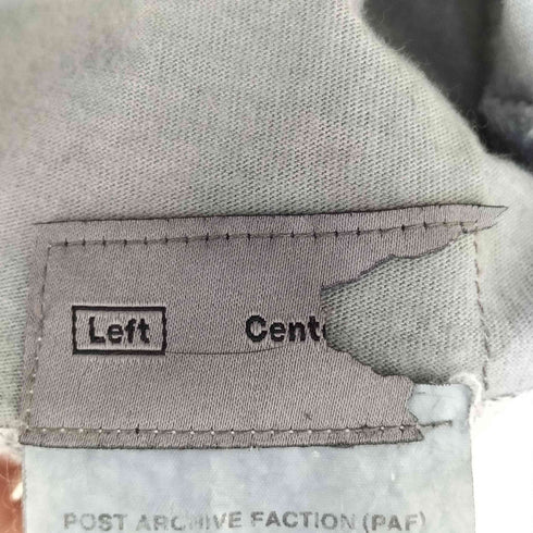 ポストアーカイブファクション POST ARCHIVE FACTION 後染めノースリーブデザインTシャツ メンズ