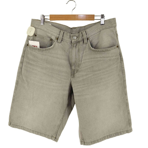 ザラ ZARA グレーデニムハーフパンツ メンズ EUR 44