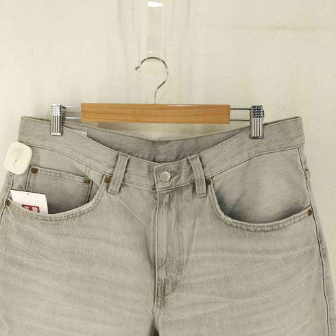 ザラ ZARA グレーデニムハーフパンツ メンズ EUR 44