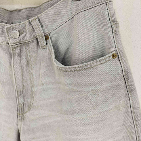 ザラ ZARA グレーデニムハーフパンツ メンズ EUR 44