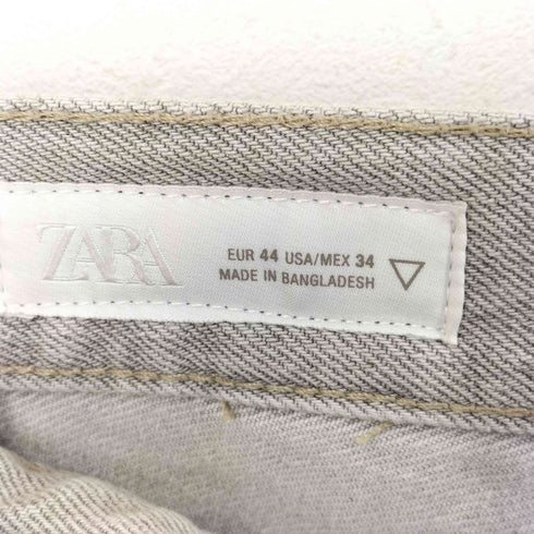 ザラ ZARA グレーデニムハーフパンツ メンズ EUR 44