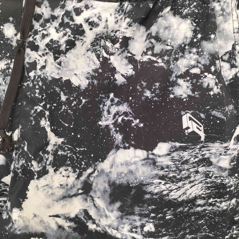 リバーサル REVERSAL 総柄 ロゴプリント ショート ファイトパンツ ショーツ メンズ JPN:L