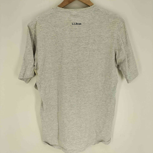 エルエルビーン L.L.Bean 00S ロゴ カヌー プリント クルーネック S/S Tシャツ メンズ