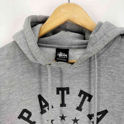 ステューシー Stussy 80/20 コットン ポリ SSリンクロゴ プリント 裏起毛 プルオーバー パーカー フーディー メンズ import:M