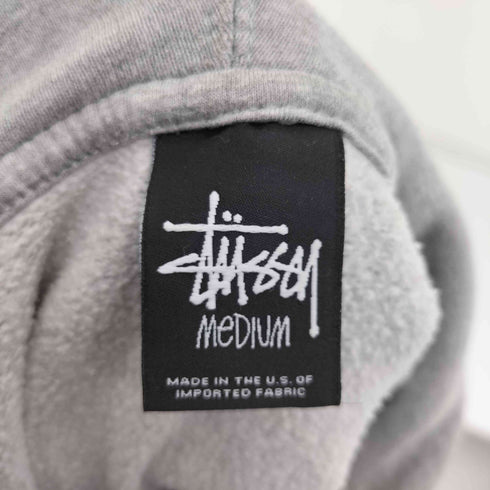 ステューシー Stussy 80/20 コットン ポリ SSリンクロゴ プリント 裏起毛 プルオーバー パーカー フーディー メンズ import:M