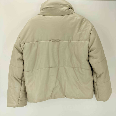 LATTELIER フェイクレザー パフジャケット レディース import:S
