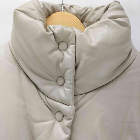 LATTELIER フェイクレザー パフジャケット レディース import:S