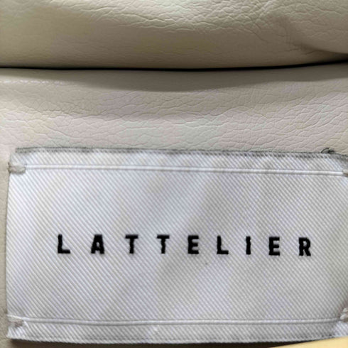 LATTELIER フェイクレザー パフジャケット レディース import:S