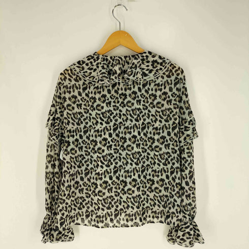 ミラオーウェン Mila Owen 24AW ベロアリボン付きラッフルブラウス レディース JPN:0