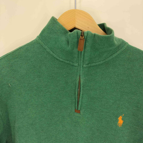 ポロラルフローレン POLO RALPH LAUREN ポニー刺繍 ハーフジップ プルオーバー スウェット メンズ import:S