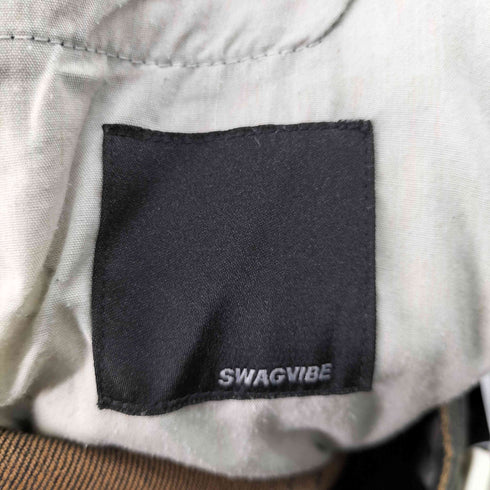 SWAGVIBE Vintage Make Double Knees Loose Fit Denim Shorts Y2K メンズ JPN:L