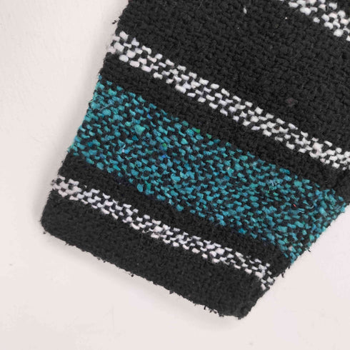 マルチストライプ柄 プルオーバー メキシカンパーカー メンズ G