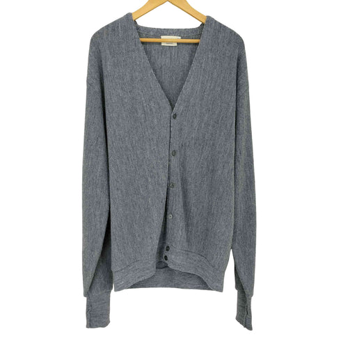 クラシック CLASSICS USA製 L/S 無地 カーディガン メンズ XL