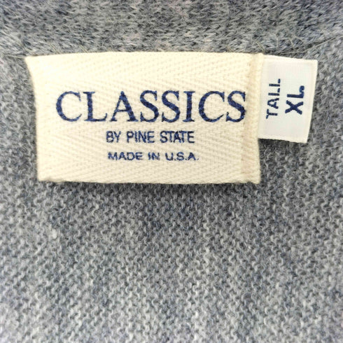 クラシック CLASSICS USA製 L/S 無地 カーディガン メンズ XL