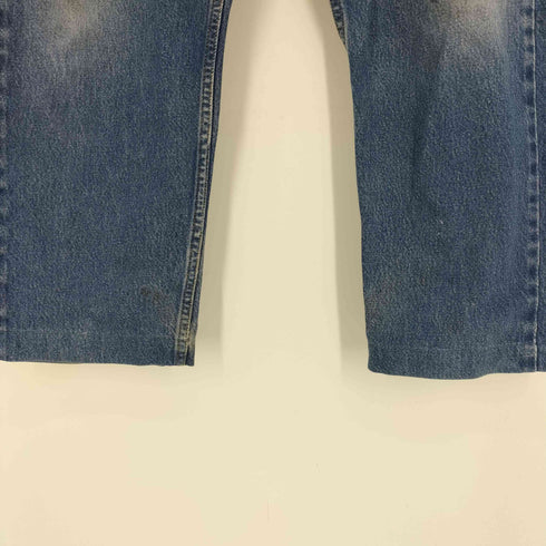 ポロジーンズカンパニーラルフローレン POLO JEANS COMPANY RALPH LAUREN 90S メキシコ製 RELAXED 5ポケット ジップフライ ロゴ革ラベル テーパード ワイド デニム パンツ メンズ 38×30