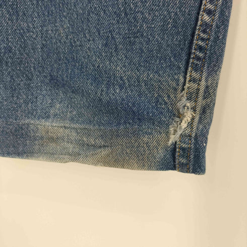 ポロジーンズカンパニーラルフローレン POLO JEANS COMPANY RALPH LAUREN 90S メキシコ製 RELAXED 5ポケット ジップフライ ロゴ革ラベル テーパード ワイド デニム パンツ メンズ 38×30