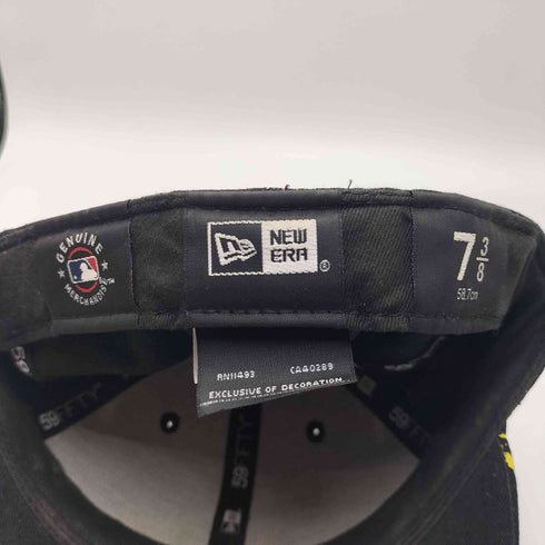 ニューエラ NEW ERA 59FIFTY ベースボールチームロゴ ペイントデザイン 6パネル ベースボールキャップ メンズ 7 3/8