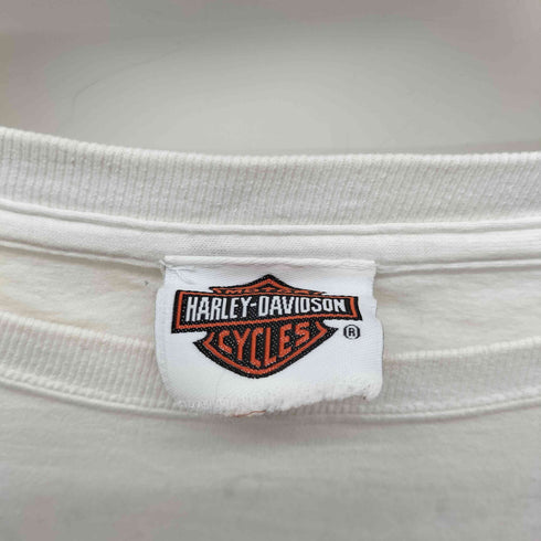 ハーレーダビッドソン HARLEY-DAVIDSON 袖プリント ポケットカットソー コピーライト2010 メンズ 2XL