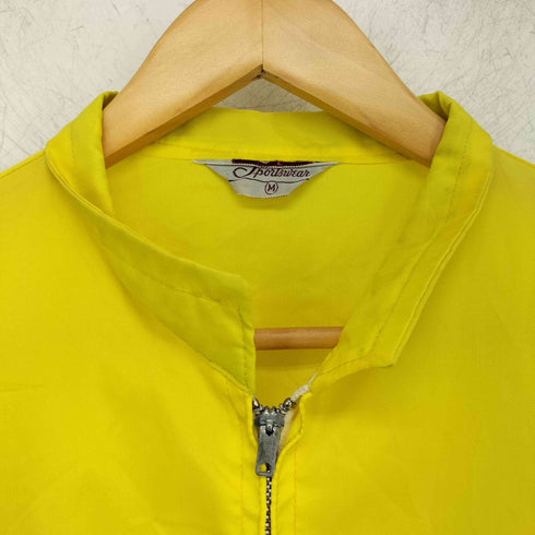 60-70s Sportswear フルジップ 無地 ナイロンジャケット メンズ JPN:M