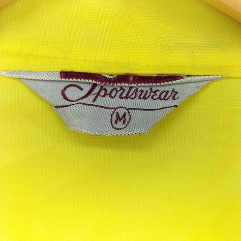 60-70s Sportswear フルジップ 無地 ナイロンジャケット メンズ JPN:M