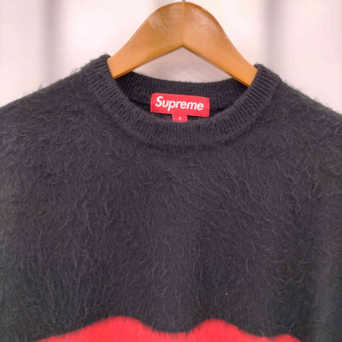 シュプリーム Supreme Brushed Stripe Sweater ブラッシュド ストライプ アクリル ニット セーター メンズ S