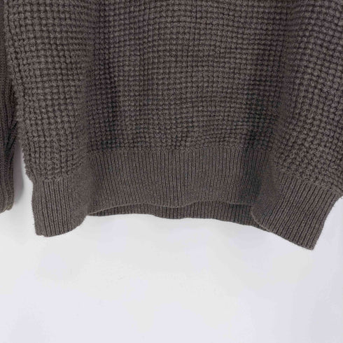 バナナリパブリック BANANA REPUBLIC 22AW ラグランスリーブ ワッフル コットン ニット セーター メンズ import:L