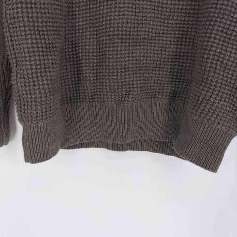 バナナリパブリック BANANA REPUBLIC 22AW ラグランスリーブ ワッフル コットン ニット セーター メンズ import:L