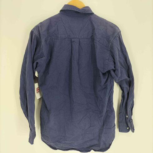 ポロバイラルフローレン Polo by RALPH LAUREN 90S ポニー刺繍 首裏チェック柄 L/S レギュラーカラー シャツ メンズ import:L