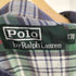 ポロバイラルフローレン Polo by RALPH LAUREN 90S ポニー刺繍 首裏チェック柄 L/S レギュラーカラー シャツ メンズ import:L