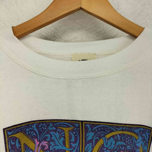 90s COTTON GROVE DESIGNS クルーネック L/S プリントスウェット メンズ JPN:XL xl